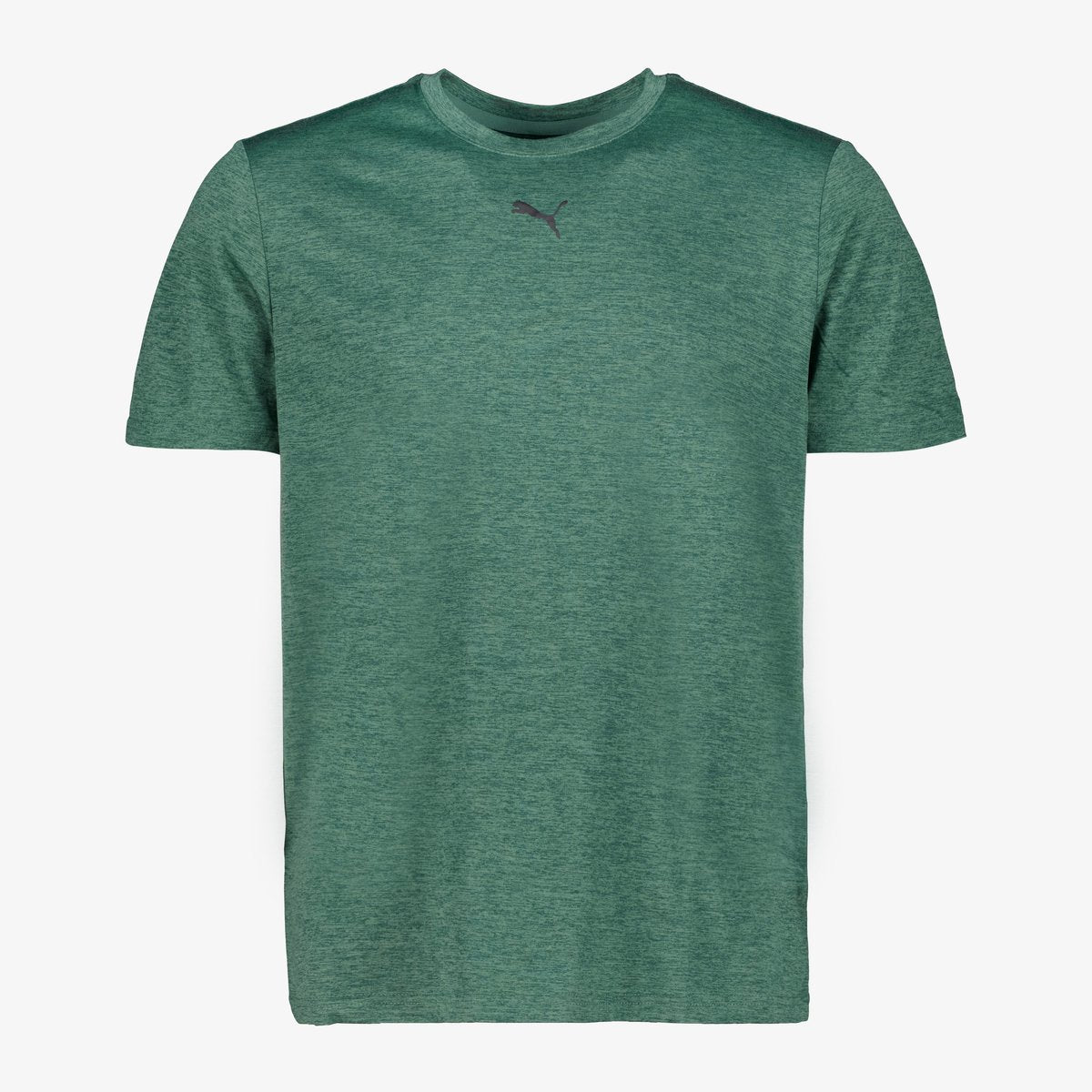 Puma tad essentials heather cat t-shirt in de kleur groen.