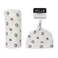 Lulujo hello world - swaddle mutsje - hugs kisses
