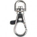 Creativ company creotime - hobbysieradensluiting - sleutelhanger - 40 mm - zilver - 15 stuks