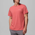 Columbia csc™ outdoor back graphic tee heren outdoorshirt - washed red, shining landscape s