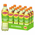 Lipton ice tea sparkling green fles - citrus - zero sugar - 12 x 500 ml - voordeelverpakking