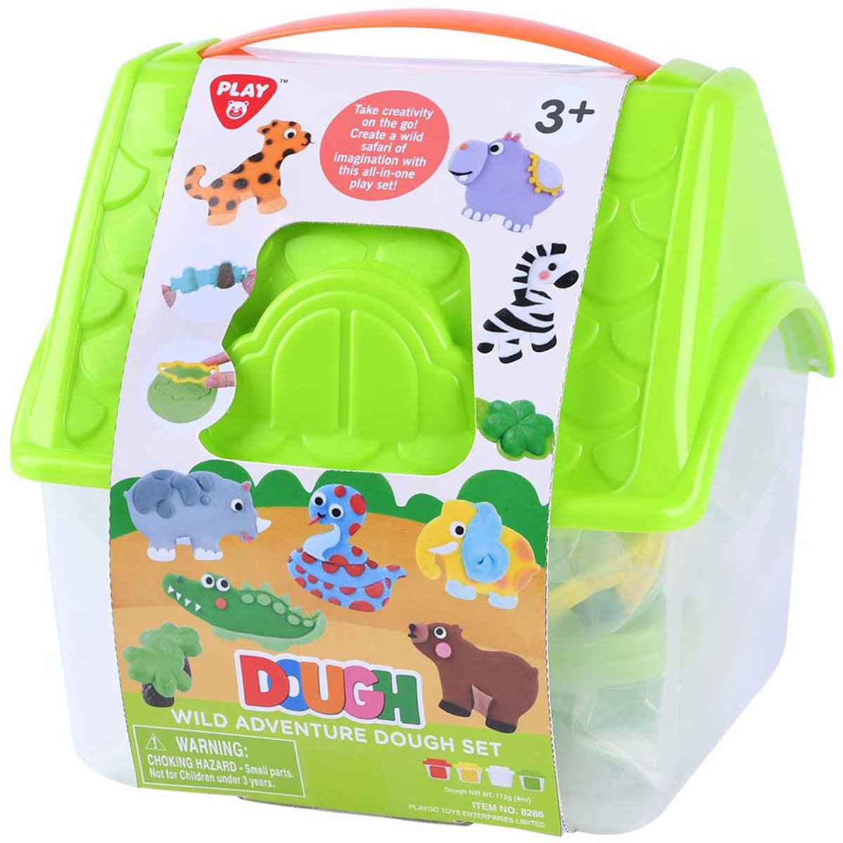 Playgo Wild Adventures Ton-Set – 4 Tontöpfe
