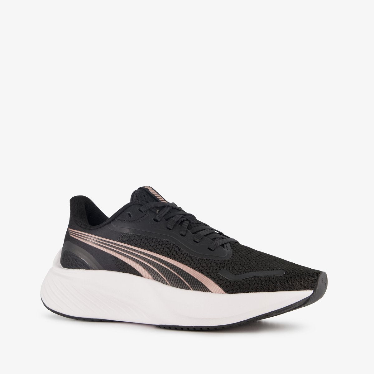 Puma pounce lite dames hardloopschoenen zwart - maat 37 - uitneembare zool 37