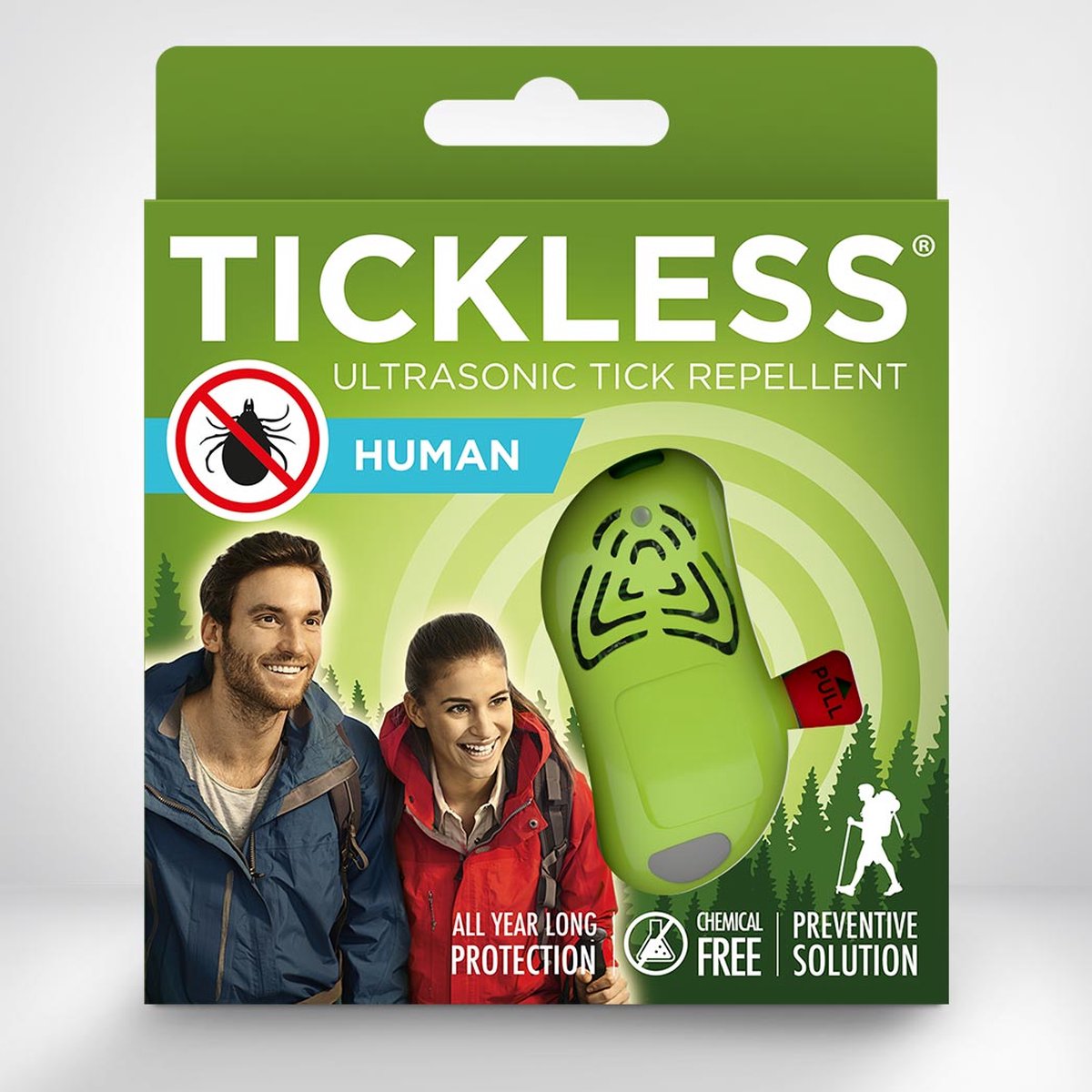 Tickless human - green - anti teek