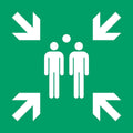Tarifold pictogram verzamelplaats 300x300mm