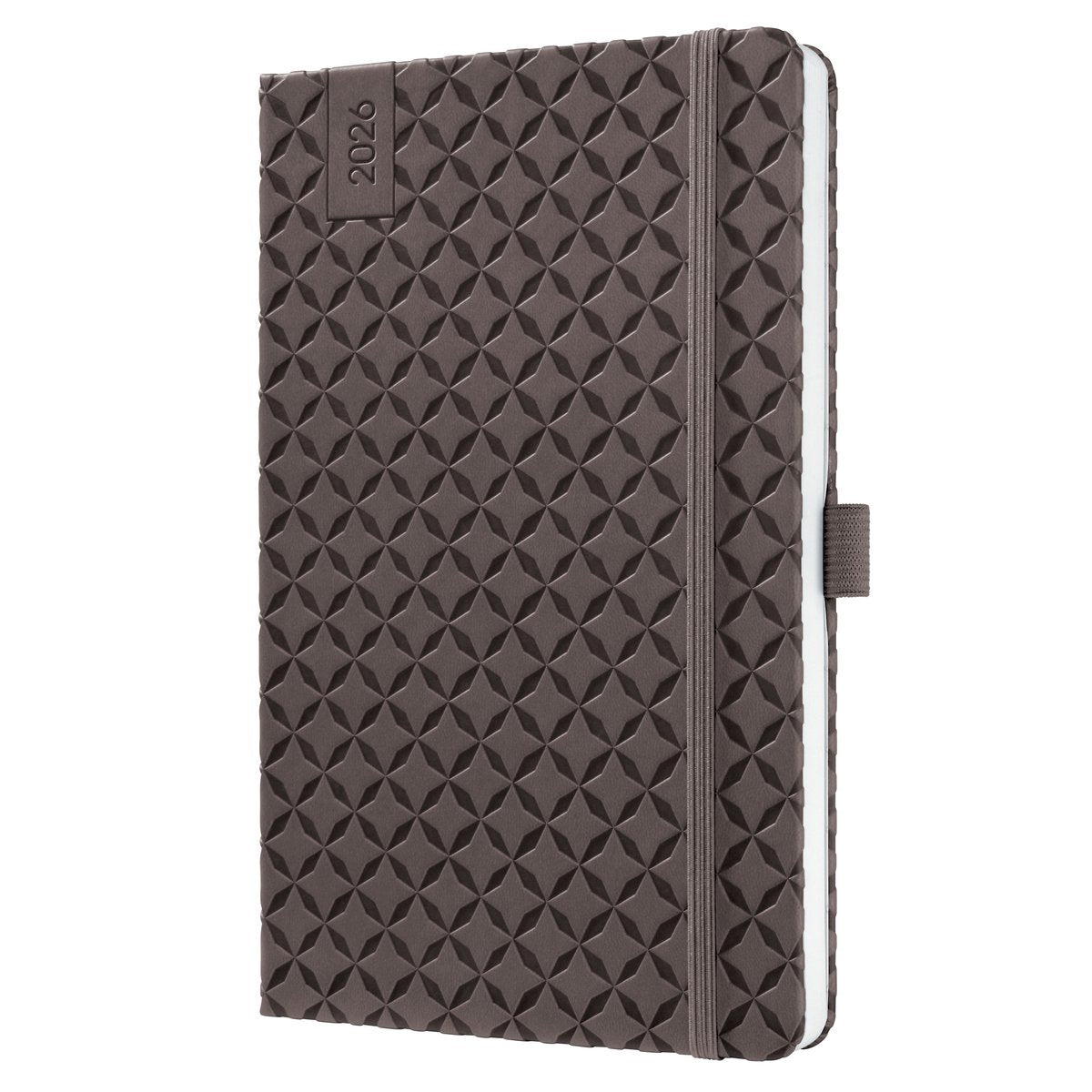 Sigel weekagenda flair 2026 - formaat a5 - coffee brown - hardcover - si-j6123