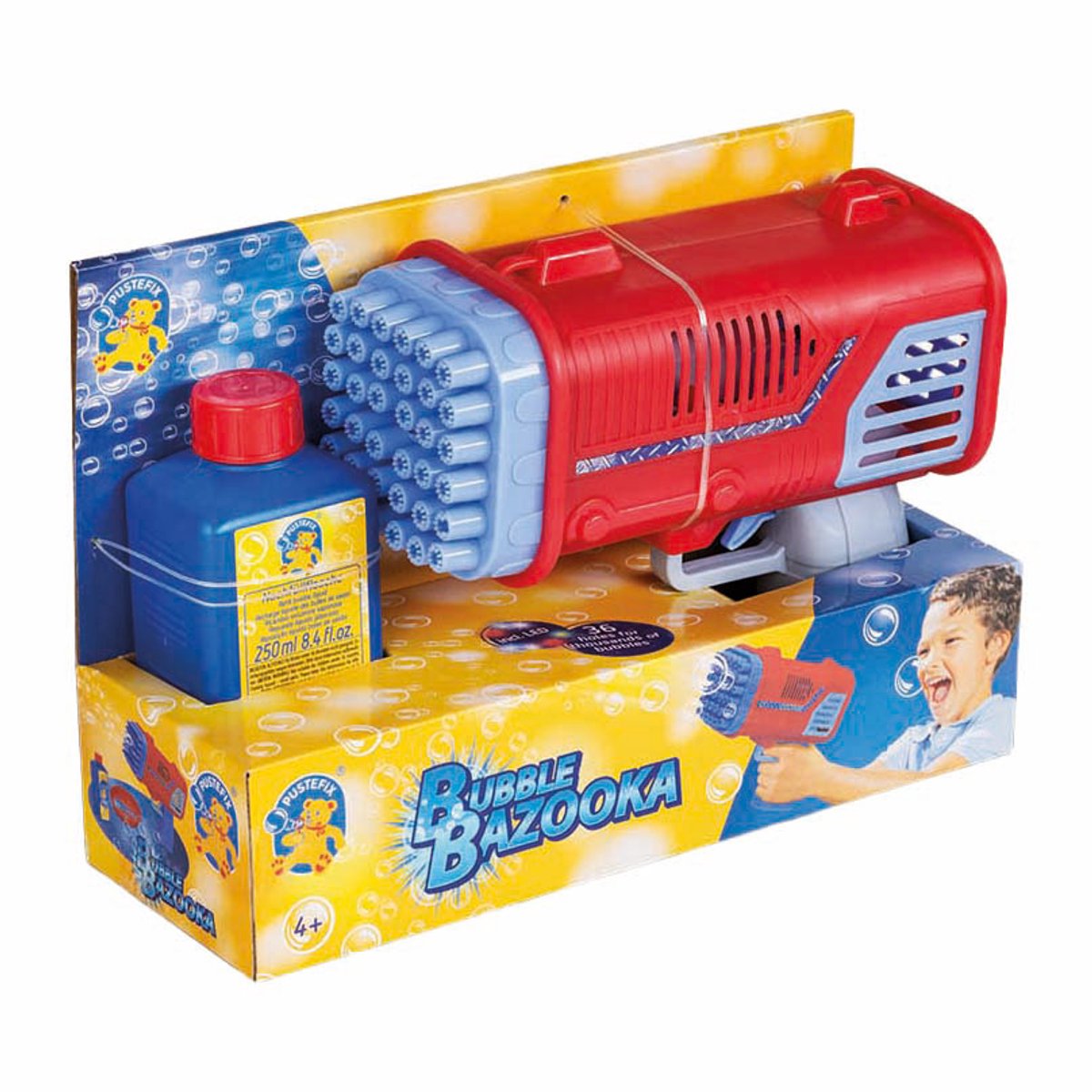 Pustefix Seifenblasen-Party-Bazooka mit Seifenblasenbläser