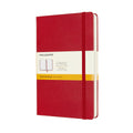 Moleskine classic notitieboek - expanded - large - hardcover - gelinieerd - rood