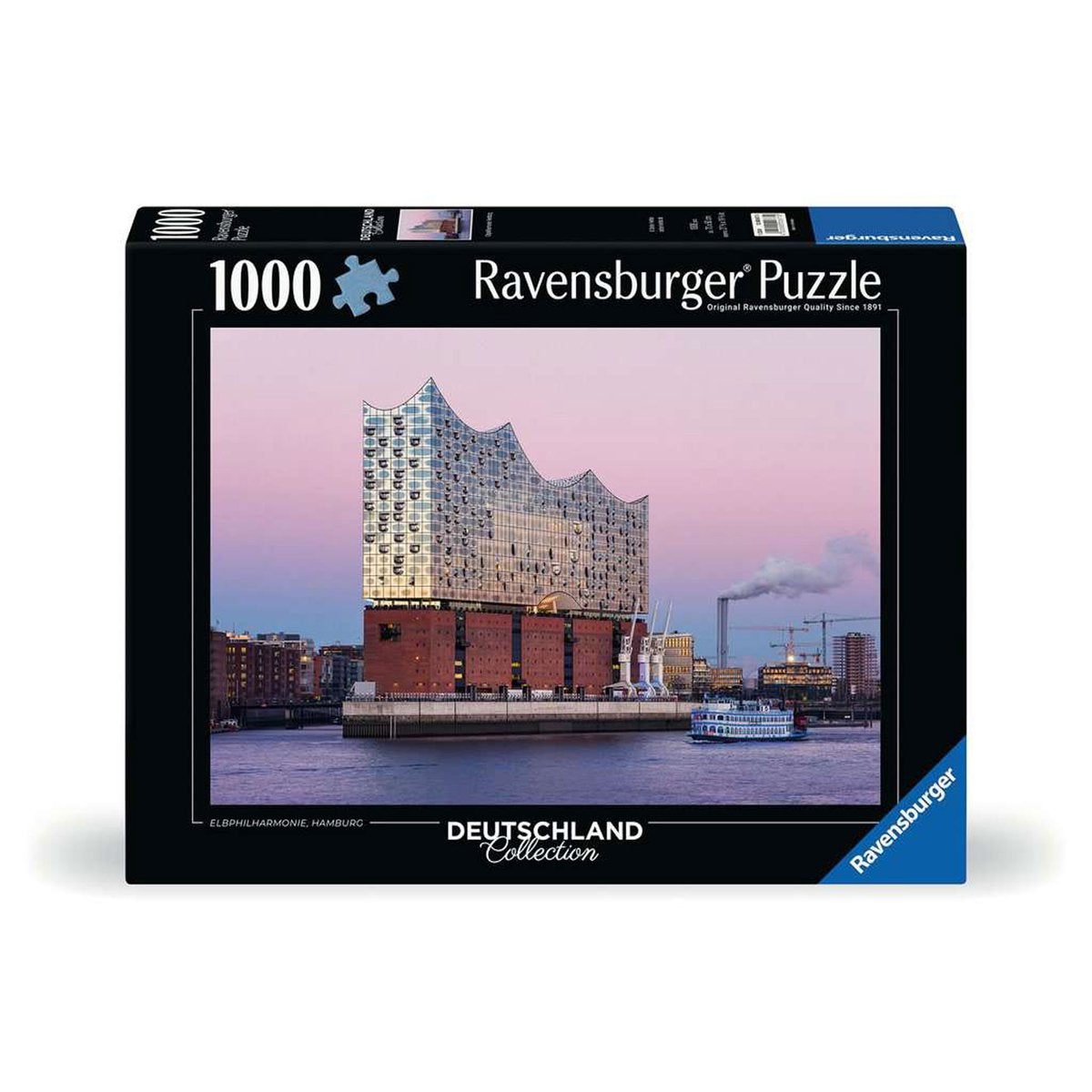 Ravensburger puzzel deutschland collection - elbphilharmonie hamburg - 1000 stukjes.