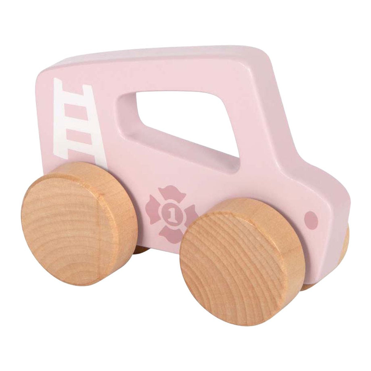 Small Foot - Holz-Schiebeauto rosa