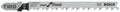 Bosch - decoupeerzaagblad t 101 d clean for wood - 3 stuks