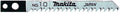 Makita a-85818 hcs decoupeerzaagblad no10 - schacht - snel - hout kunststof (5st)