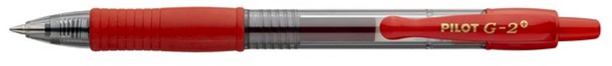 Pilot gelschrijver bl-g2+-7 m rood | 12 stuks