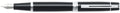 Sheaffer vulpen - 300 e9312 - m - glossy black chrome plated - sf-e0931253