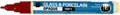 Creativ company cc glass and porcelain marker, line 2-4 mm, opaque, dark red, 1 pc