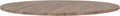 Woood tablo tafelblad rond - eiken - grijze olie - 2,4x120x120