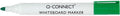 Q-connect whiteboardmarker, 2-3 mm, ronde punt, groen 10 stuks