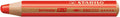 STABILO woody 3 in 1 – vielseitiger Farbstift – rot