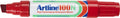 Artline 100 neat - permanent marker - 1 stuk - 7,5-12mm lijndikte - rood