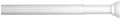 Sealskin - douchegordijnstang - klemstang - aluminium - 110-185 cm - wit