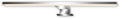 B.k.licht dun - led spiegelverlichting - warm wit licht - spiegellamp - klembaar of schroefbaar - chroom - 50x10.5x4 cm