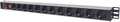 Intellinet 714044 19 inch stekkerdoos voor patchkast 1 he geaarde contactdoos zwart