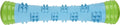 Flamingo spector - speelgoed honden - hs tpr spector stick blauw groen 23cm - 1st - 129929 - 1st