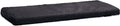 Beeztees moza - vensterbank mat - pluche - antraciet - 65x27x3 cm