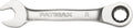 Stanley - fatmax stubby ringsteeksleutel met ratel 8mm - steeksleutel - sleutelgereedschap - 1 stuk(s)