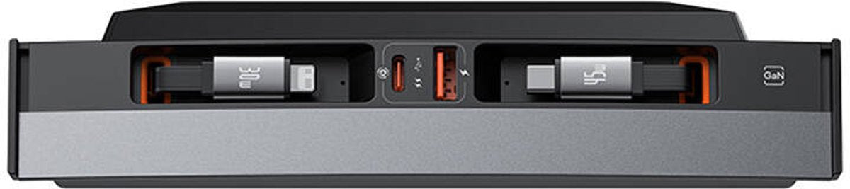 Baseus hub usb-c naar lightning naar tesla adapter met multifunctionele kabel