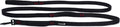Beeztees parinca premium - hondenriem - nylon - zwart - 300 cm x 20 mm
