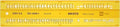 Aristo AR-5301 3-Buchstaben-Schablone 3,5 mm H-Profil Schreibschrift Form B gerade
