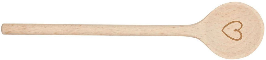 Goki houten pollepel hart, 20cm