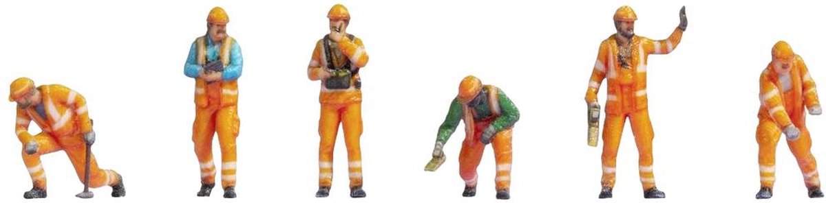 Noch 44511 z rangeerpersoneel figuren kant-en-klaar model