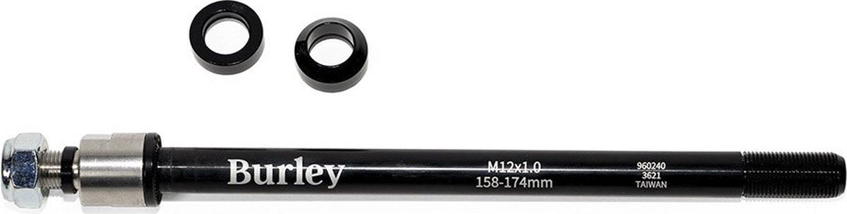 Burley steekas zwart 12 x 1.0 158-174 mm jongen