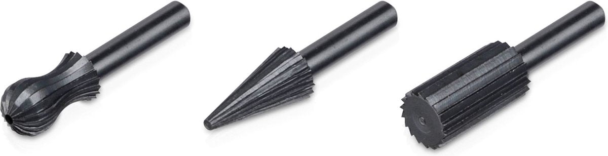 Kreator krt017005 set raspen hout metaal - 3 stuks