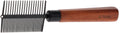 Noir. japandi dubbele ontwarkam 21,5x5,5x2cm bruin