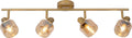 Lucide bjorn - plafondspot (plafondlamp) - 4xe14 - mat goud messing