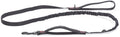 Beeztees parinca premium elastische looplijn - hondenriem - nylon - zwart - 180 cm x 20 mm