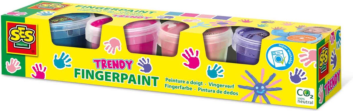 Ses vingerverf trendy 4 x 110 ml | 2 stuks