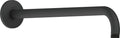 Duravit douchearm 41 cm wandmontage rond metaal zwart mat – regendouche arm universeel 1 2 aansluiting