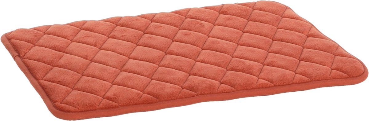 Flamingo hondenkussen - orthopedisch hondenkussen - benchkussen memory foam - weimar cognac xs - hoogste kwaliteit ligcomfort - antislip - 55,5cm xs