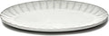 Serax - sergio herman inku - ovaal bord l - wit - 2 stuks