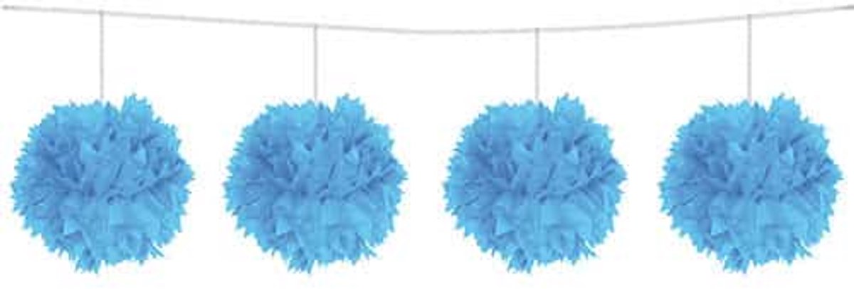Folat BV Blaue Pompon-Girlande