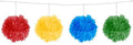 Folat bv gekleurde pompom slinger