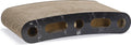 Designed by lotte suvi krabkarton - krabplank - incl balletjes - incl kattenkruid - zwart - 46x25x9 cm