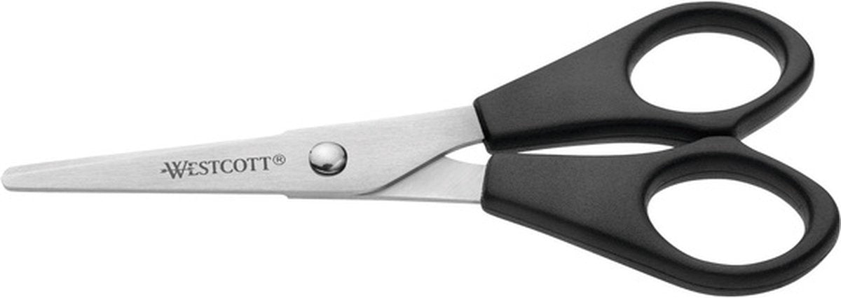 Quantore Westcott Büroschere 130 mm Edelstahl mit Kunststoffgriff