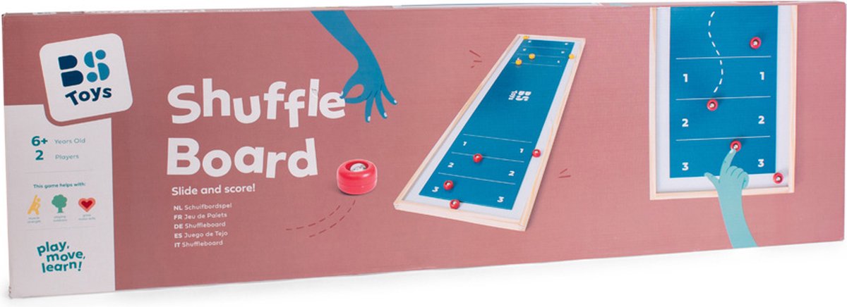 Bs Toys Shuffleboard mit 8 Teilen – 2 Spieler