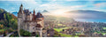 Trefl - puzzels - 1000 panorama - kasteel van menthon, frankrijk .