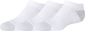 New balance youth active no show socks 3 pack unisex sportsokken - white 23-26